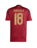 Belgie Orel Mangala #18 Domácí Dres ME 2024 Krátký Rukáv